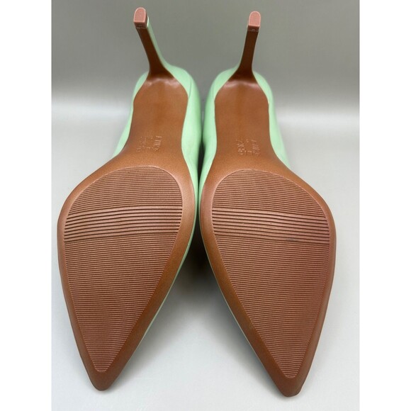Naturalizer Anna Womens Pumps Mint Patent Leather Comfort Stiletto Size 8M - Picture 7 of 8